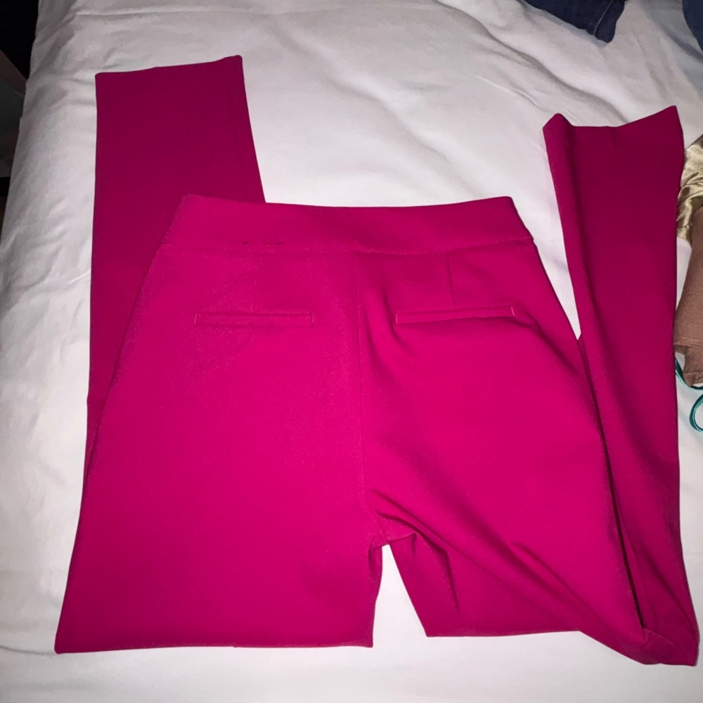 Rachel Zoe Fuchsia Straight Leg Pants